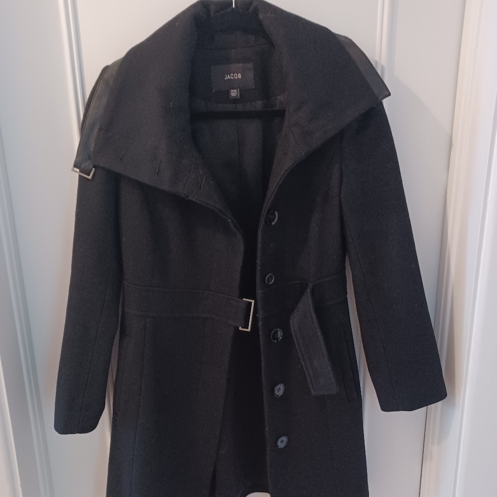 JACOB wool trench coat